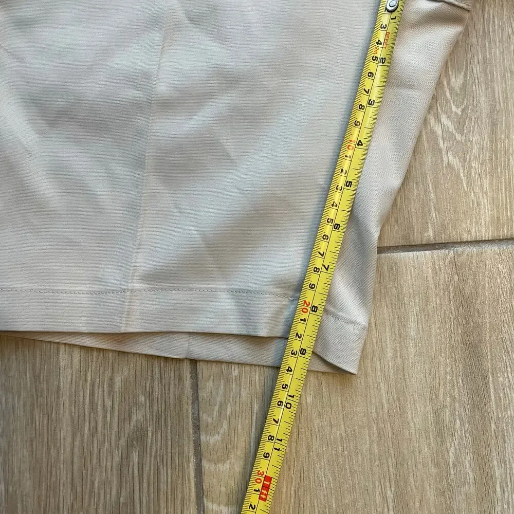 Callaway Golf Shorts Mens 30 Beige Performance Stretch 9 Inch Inseam New
